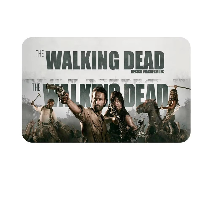 Rutschfeste Bodenmatte im The Walking Dead Design für Wohnzimmer, Küche oder Badezimmer - Bild 7