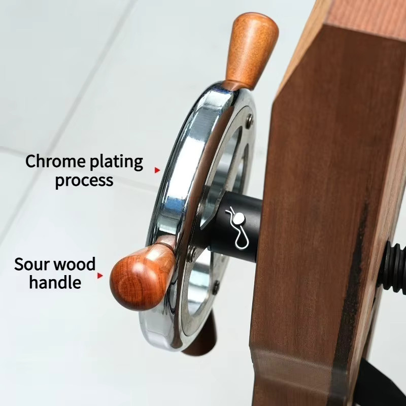 LTOOLS Holzbearbeitungs-Tischbeinklemme mit Trägheits-Handrad und Parallel-X-Halterung in Silber - Bild 4