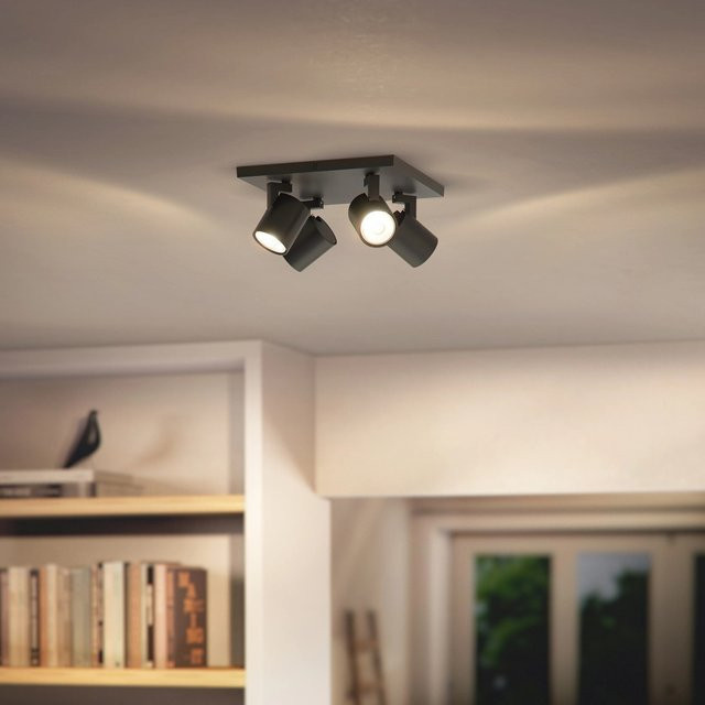 Philips LED-Spot myLiving Runner 4-flammig in Schwarz, modern und verstellbar - Bild 1