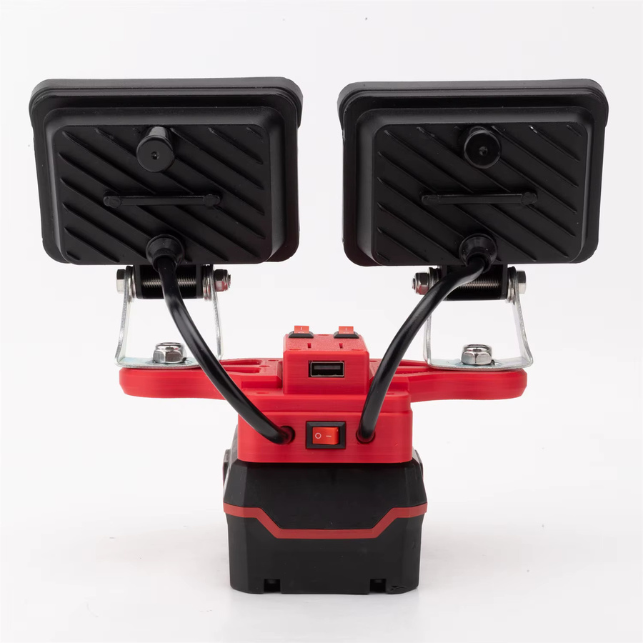 Parkside Tragbare LED-Arbeitsleuchte in Rot für X20V Lithium-Akku mit USB-Anschluss und Notbeleuchtung - Bild 5