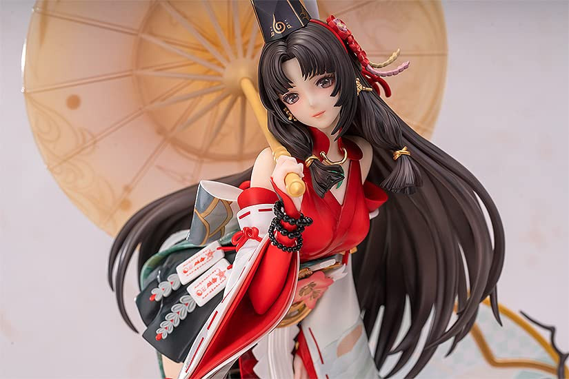NARAKA BLADEPOINT Tsuchimikado Kurumi Onmyouhime Anime-Figur von Nippon Collectibles, bemalt Fertigfigur aus Kunststoff, Maßstab 1/7 - Bild 7