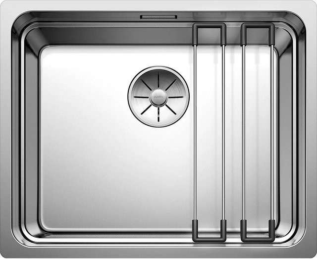 Blanco Etagon 500-U Unterbauspüle aus Edelstahl in Silber, B/T/H: 54,0 x 44,0 x 19,0 cm - Bild 1