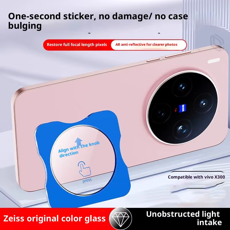 Transparentes Kamera Objektiv Glas für vivo X300 Pro und vivo X300 als Kamera Protektor Film mit einfacher Installation - Bild 4