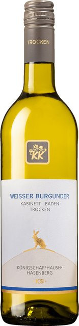 Winzergenossenschaft Königschaffhausen, Weißer Burgunder Kabinett Hasenberg KS, Pinot Blanc, trocken, 2025, Weißwein, 0,75 l - Bild 1