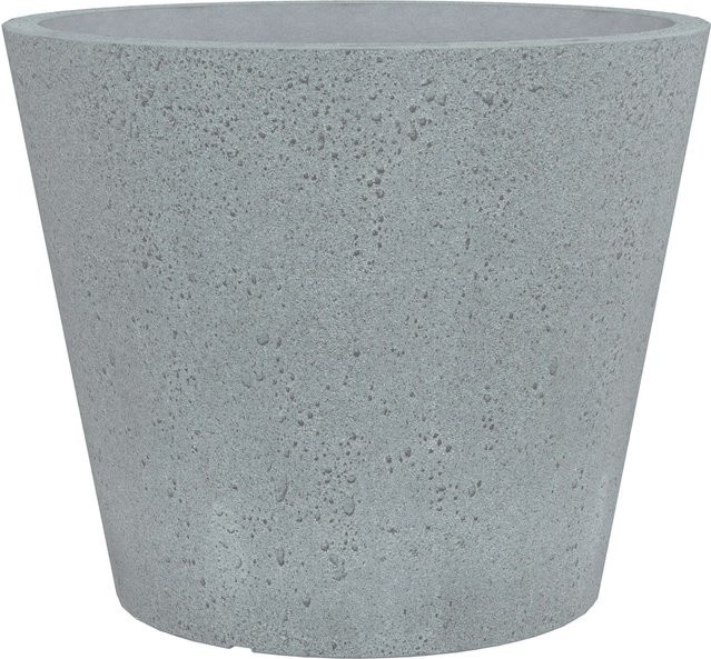 Scheurich Pflanzkübel C-Cone konisch in Grau, Durchmesser: 38,9 cm, Höhe: 33,2 cm - Bild 1
