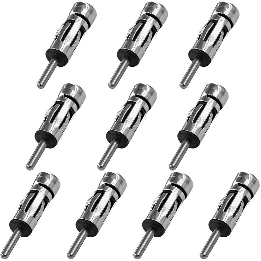 FRHY 10er Set Universeller Auto-Antennenadapter ISO zu DIN in Silber für Fahrzeuginstallationen - Bild 3
