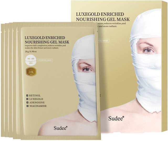 SUDEE Luxegold Gel-Maske, 5 x 28g, Unisex - Bild 1
