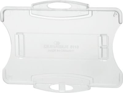 Durable Ausweishalter für 1 Karte im Hoch- oder Querformat, transparent, 10 Stück, B: 92 mm, H: 70 mm - Bild 1