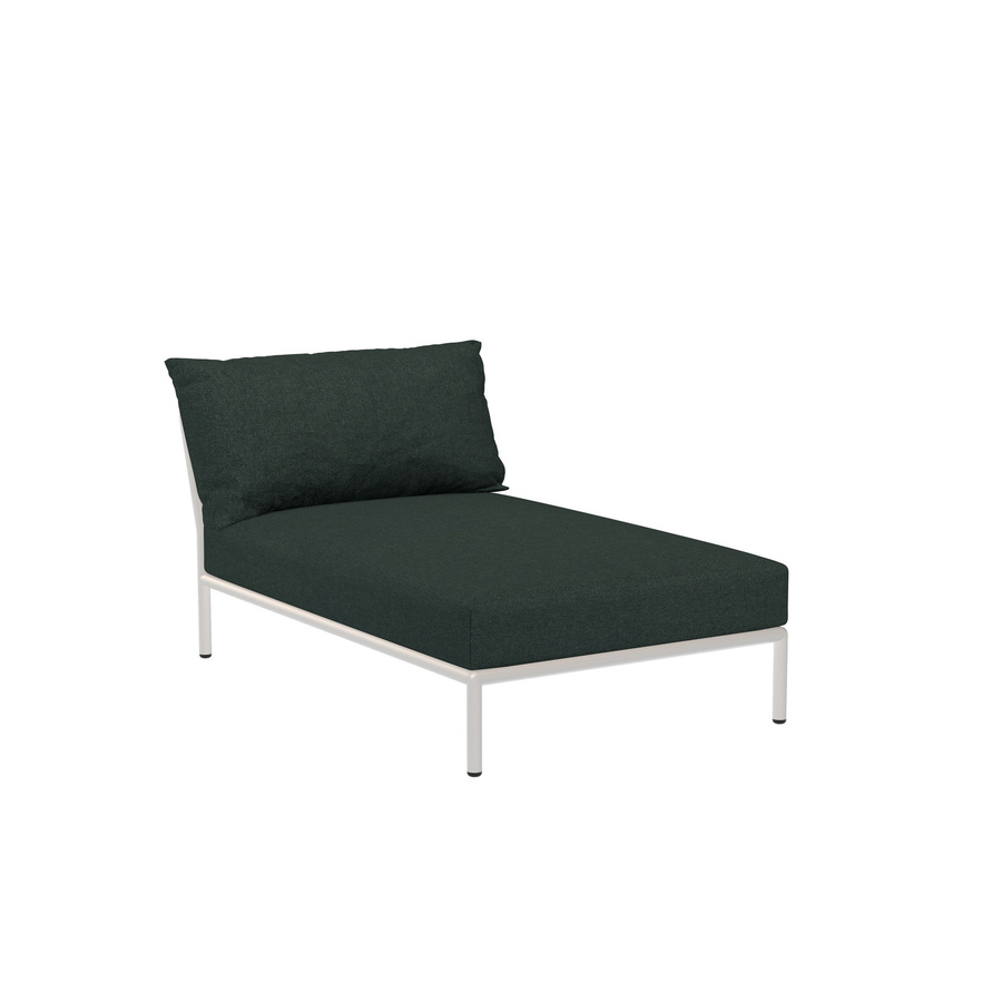 HOUE Level 2 Chaiselongue mit Kissen in Alpine und Gestell in Muted White - Bild 2