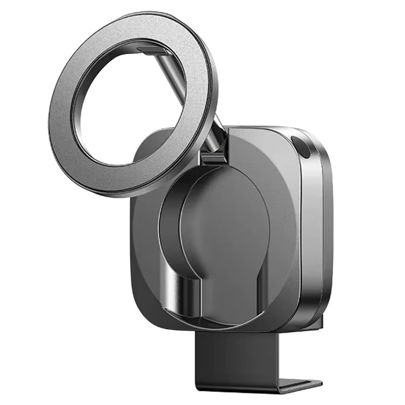 Lisen Magnetischer faltbarer Handyhalter für das Auto in Schwarz mit Saugnapf und Anti-Shake-Funktion - Bild 4