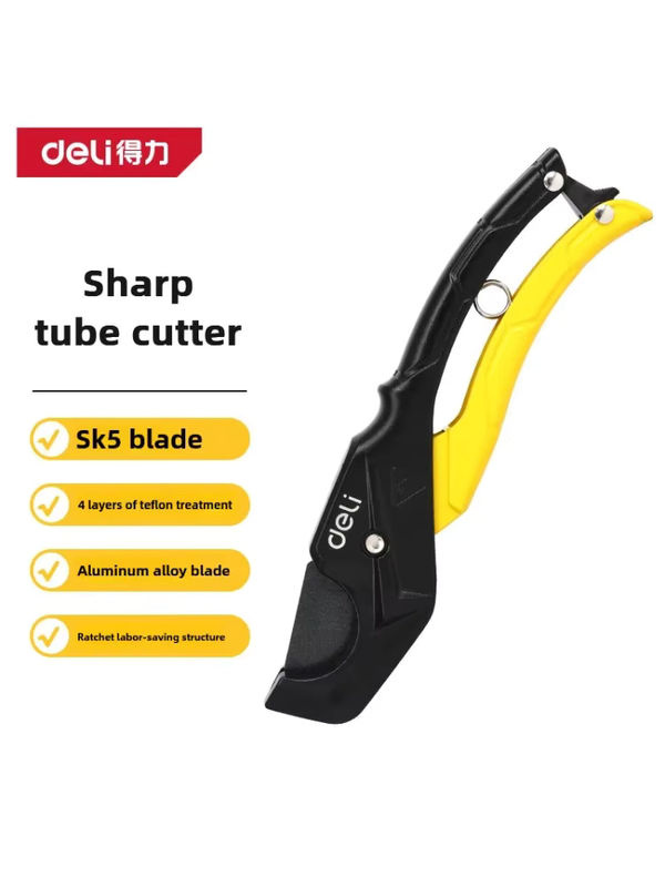 Deli PEX Cutter PVC-Rohrschneider und Schlauchschneider in Schwarz mit 33 mm Schnittkapazität für PPR, PE, PP und Gummischläuche - Bild 7