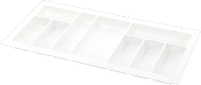 Agoform Besteckeinsatz Classico aus Kunststoff in Weiß, B/T/H: 84,0 x 44,0 x 5,05 cm, kürzbar - Bild 1