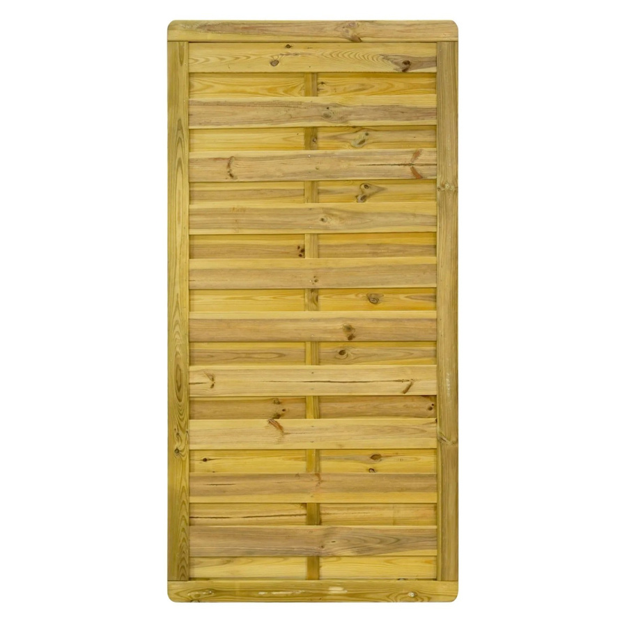 GartenLand Dichtzaun VARIO MASSIV Holzzaun aus Kiefernholz in Grün, B/H: 90 x 180 cm, kesseldruckimprägniert - Bild 2