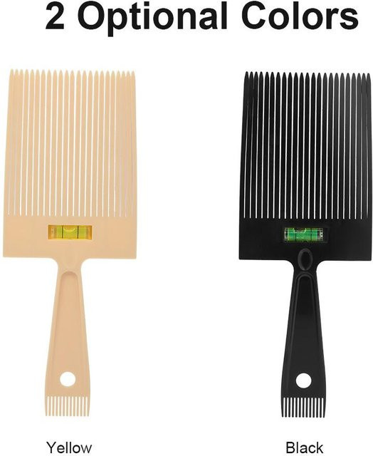Neoglint Barber Clipper Flat Top Styling Kamm, schwarz, Dual-Ended - Bild 1