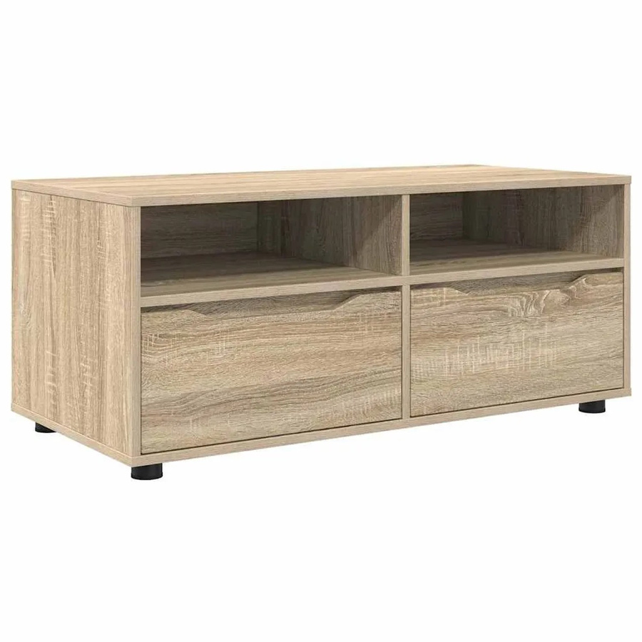 vidaXL TV-Schrank Sonoma-Eiche aus Holzwerkstoff, B/T/H: 100 x 48 x 43 cm - Bild 2