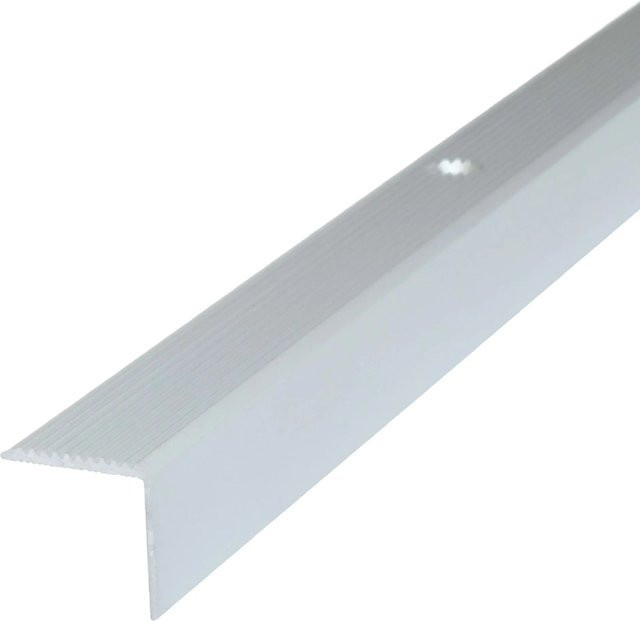Dalsys Treppenkantenprofil aus Aluminium in Silber, B/H/T: 20 mm x 20 mm x 200 cm - Bild 1