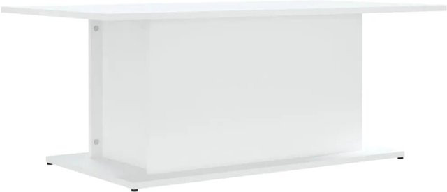 vidaXL Couchtisch aus Holzwerkstoff in Weiß, B/T/H: 102 x 55,5 x 40 cm - Bild 1