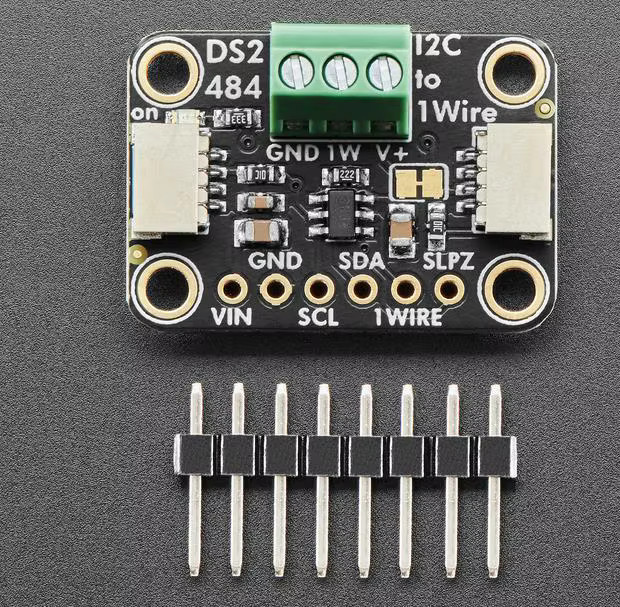 Fly thinking Dili Asia 5976 DS2484 I2C auf 1-Draht-Bus-Adapter-Breakout mit STEMMA QT / Qwiic JST SH 1 mm Anschluss - Bild 2