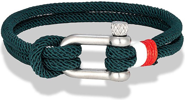 Armband, Edelstahl, grün, Herren, 23cm - Bild 1