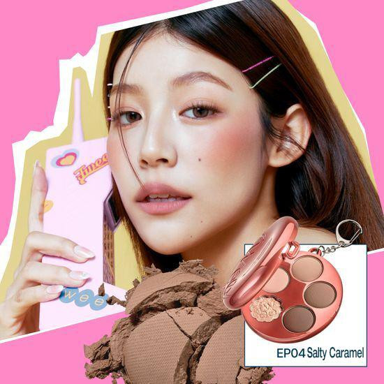 fwee Pocket Eye Palette, EP04 Salty Caramel, 5 Farben, Unisex - Bild 2