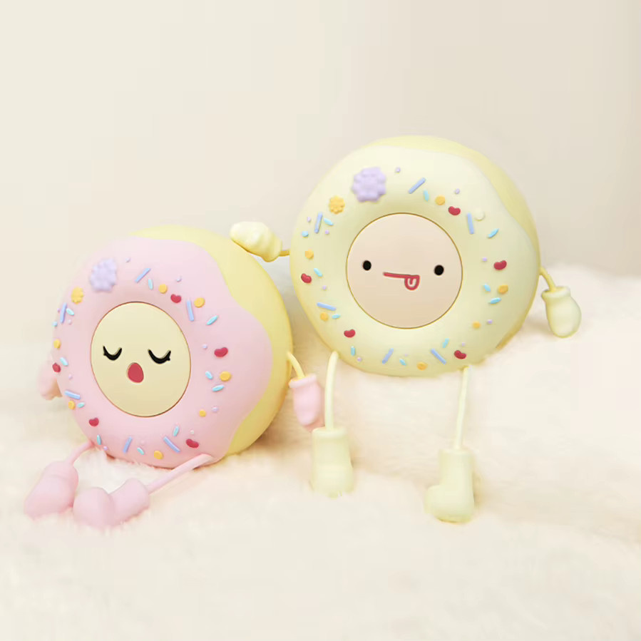GGBEE Donut LED Nachtlicht aus Silikon in Gelb mit Telefonhalter für Kinder und Babyzimmer - Bild 2