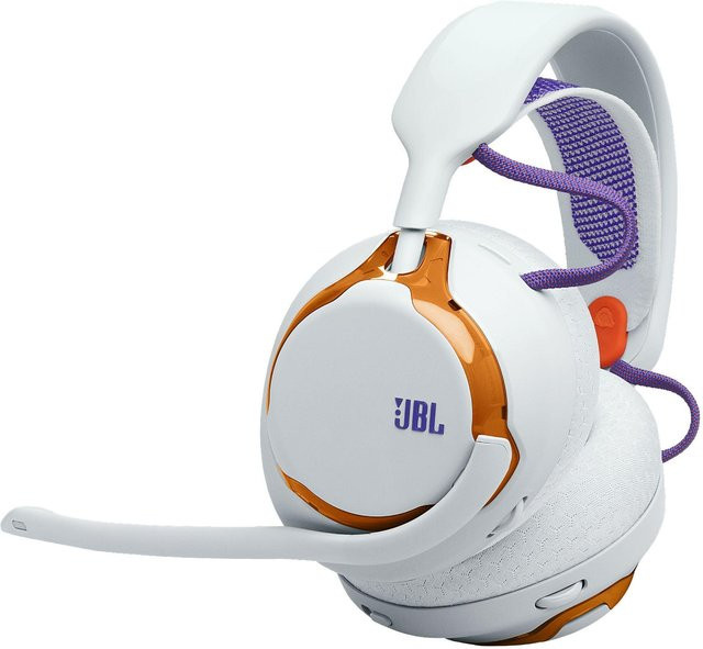 JBL Quantum 650 Over-Ear Gaming-Headset in Petrol und Weiß mit Bluetooth und USB-C - Bild 1