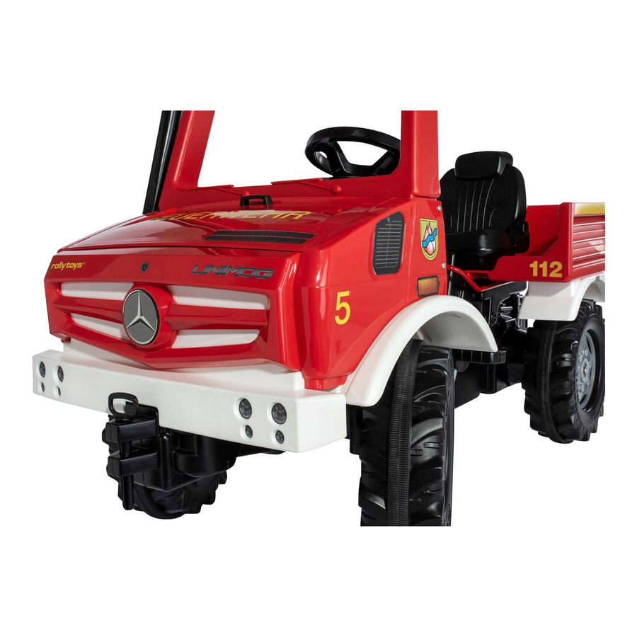 Rolly Toys Unimog Feuerwehr Tretfahrzeug ab 3 Jahren - Bild 3