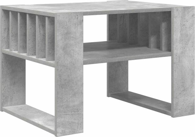 vidaXL Couchtisch modern in Betongrau aus Holzwerkstoff, B/T/H: 66 x 49,5 x 45 cm - Bild 1