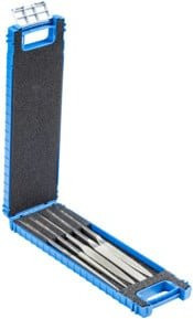 PFERD TOOLS Diamant-Handyfeilen-Set 5-teilig, Farbe Blau, Länge: 215 mm, Körnung: mittel - Bild 1