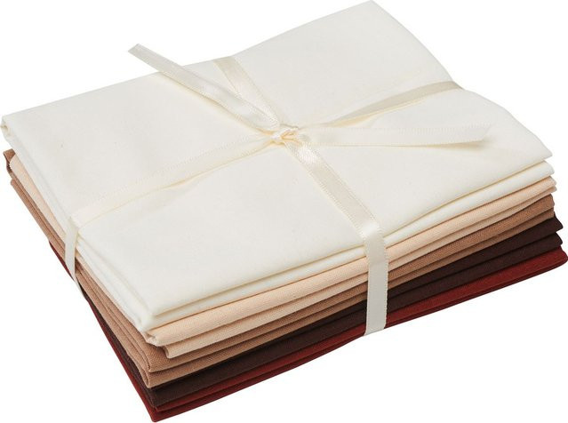 Stoffpaket Patchy Uni in Natur-Braun von stafil - Bild 1
