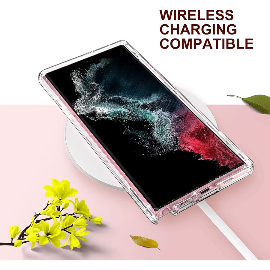 Transparente Glitzer-Handyhülle für Samsung Galaxy Modelle - Bild 3