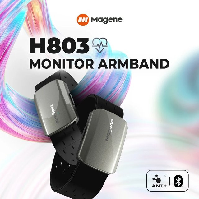 Magene H803 Herzfrequenz-Monitor mit Bluetooth und ANT+ Dual Mode in Schwarz - Bild 1