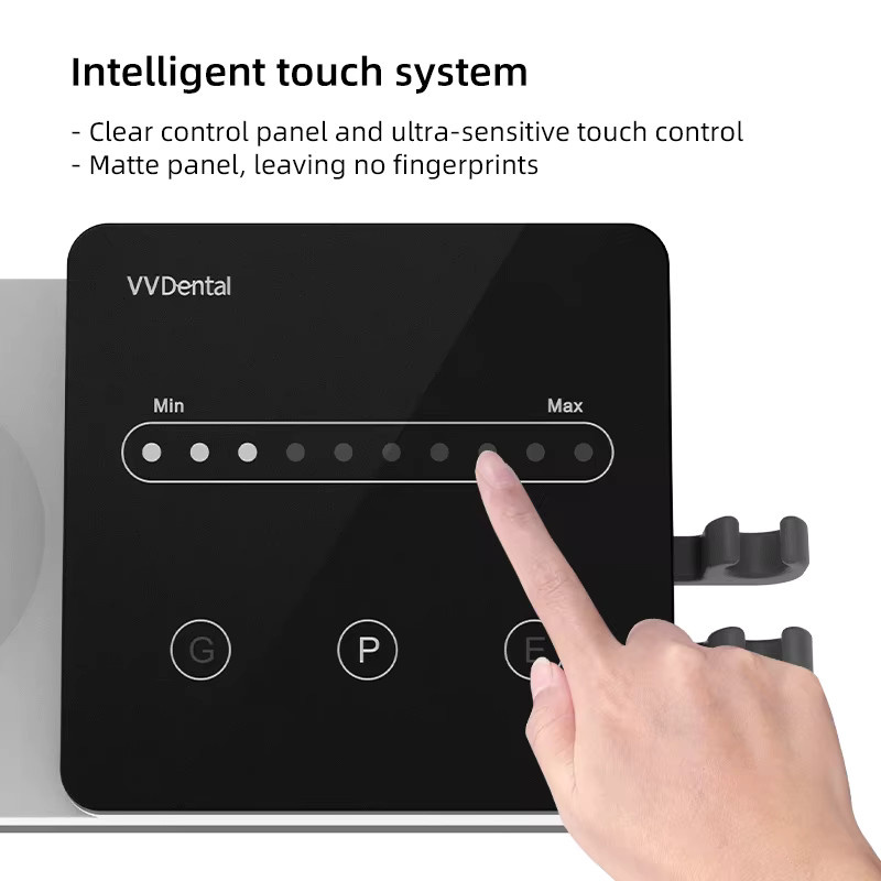 VV DENTAL Ultraschall-Scaler mit LED-Licht und 10 Spitzen in Weiß zur Zahnreinigung für Parodontologie und Endodontie - Bild 2