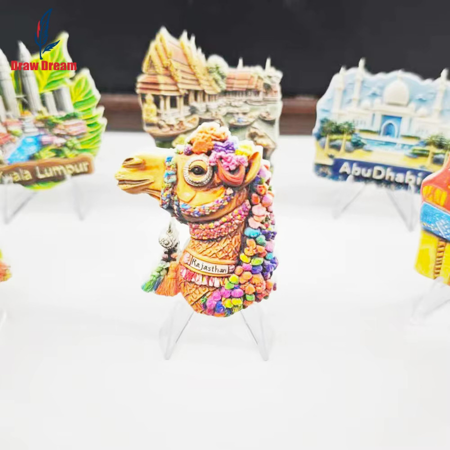 Rajasthan State Kühlschrankmagnet aus Keramik in Multicolour als Reise-Souvenir für dein Zuhause oder Büro - Bild 2