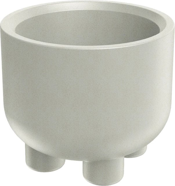 Prosperplast Blumentopf Molta Round Foot in Sand, Durchmesser: 48 cm, Höhe: 42 cm - Bild 1