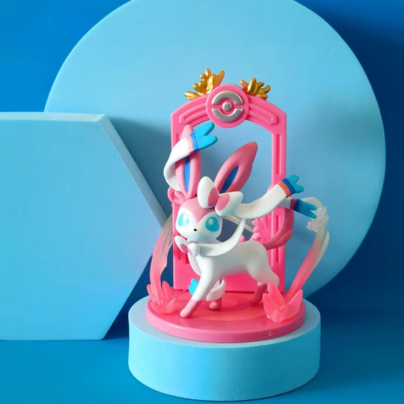 TAKARA TOMY Pokémon Eeveelution Figurenset, 9-teiliges Set, Anime-Figur - Bild 2