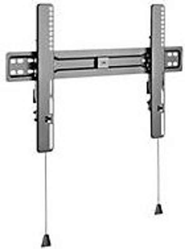 HAGOR BL Superslim Tilt 600 Wandhalterung für Flachbildschirme 55-75 Zoll in Schwarz mit Montageschnittstelle bis 600 x 400 mm - Bild 2