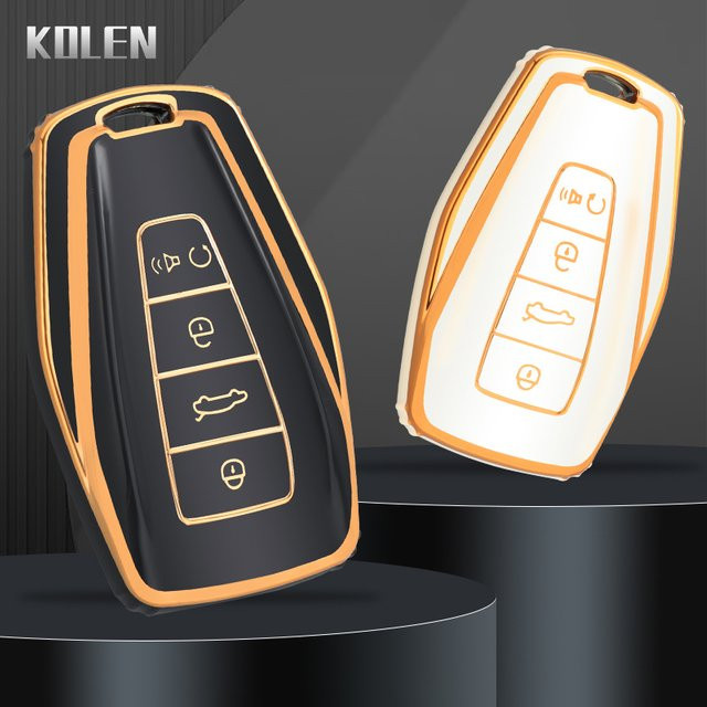 KOLEN TPU Schlüsselhülle für Geely Coolray, X6, Emgrand, GX7 und Okavango als Auto Remote Key Case Cover Shell Zubehör - Bild 1