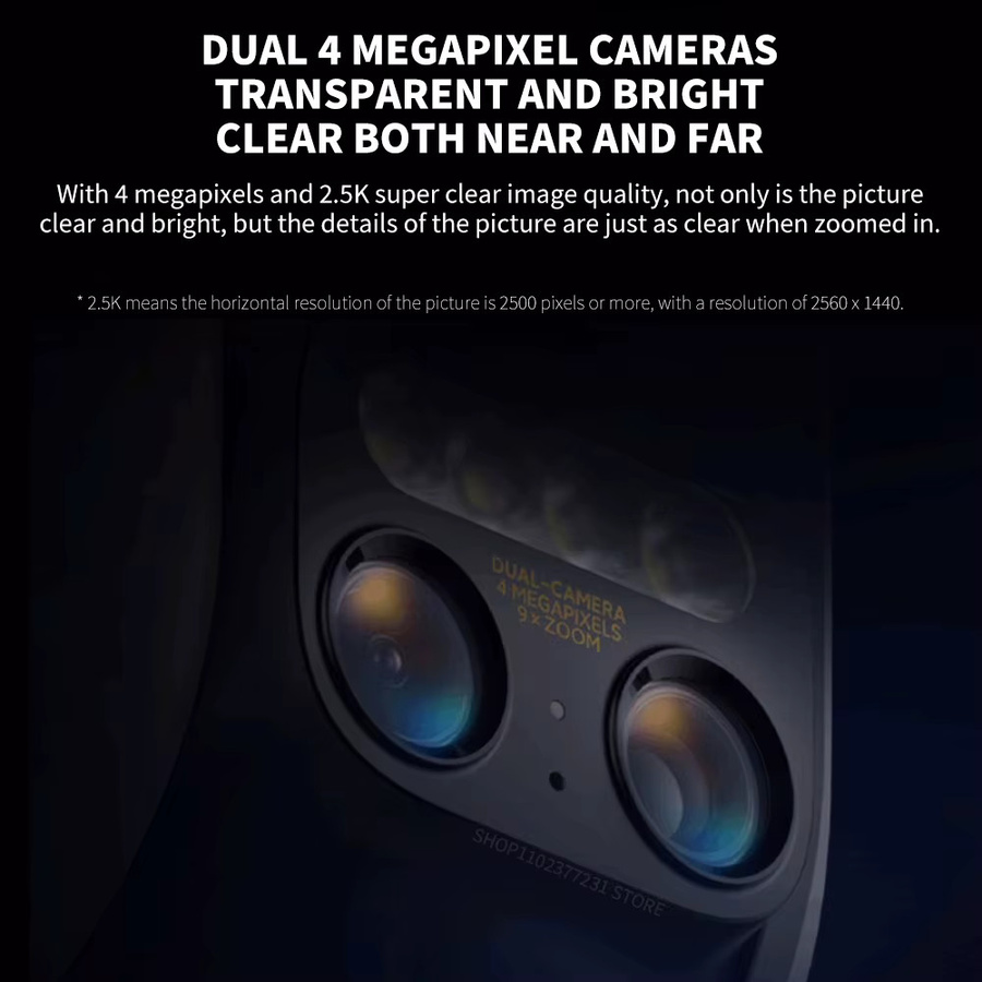 Xiaomi Outdoor-Kamera CW700S WiFi IP66 Smart Home CCTV mit 2,5 K Auflösung und Vollfarb-Nachtsicht in Weiß - Bild 2