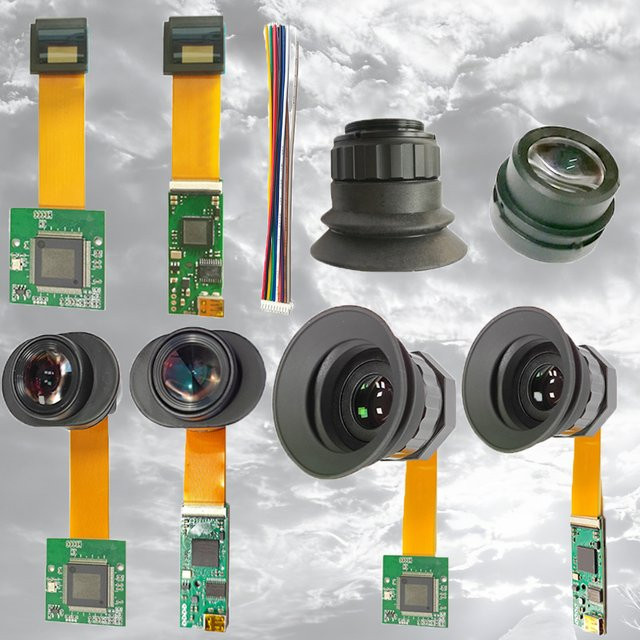 HD Integriertes EVF-Suchermonokular mit 0,4-Zoll-Mikrodisplay-Elektronik in Schwarz - Bild 1