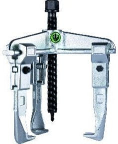 Kukko 3-armiger Universal-Abzieher aus Edelstahl in Silber, B/T/H: 90 x 100 mm - Bild 1