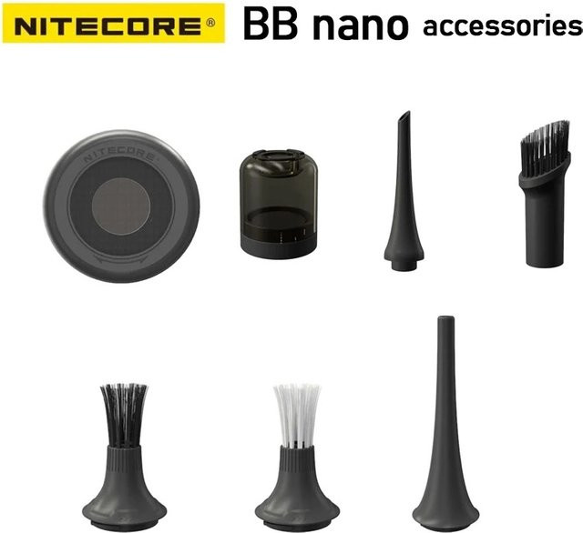 Nitecore BB Nano Elektronisches Fotografie-Reinigungswerkzeug-Set Luftgebläse in Schwarz - Bild 1