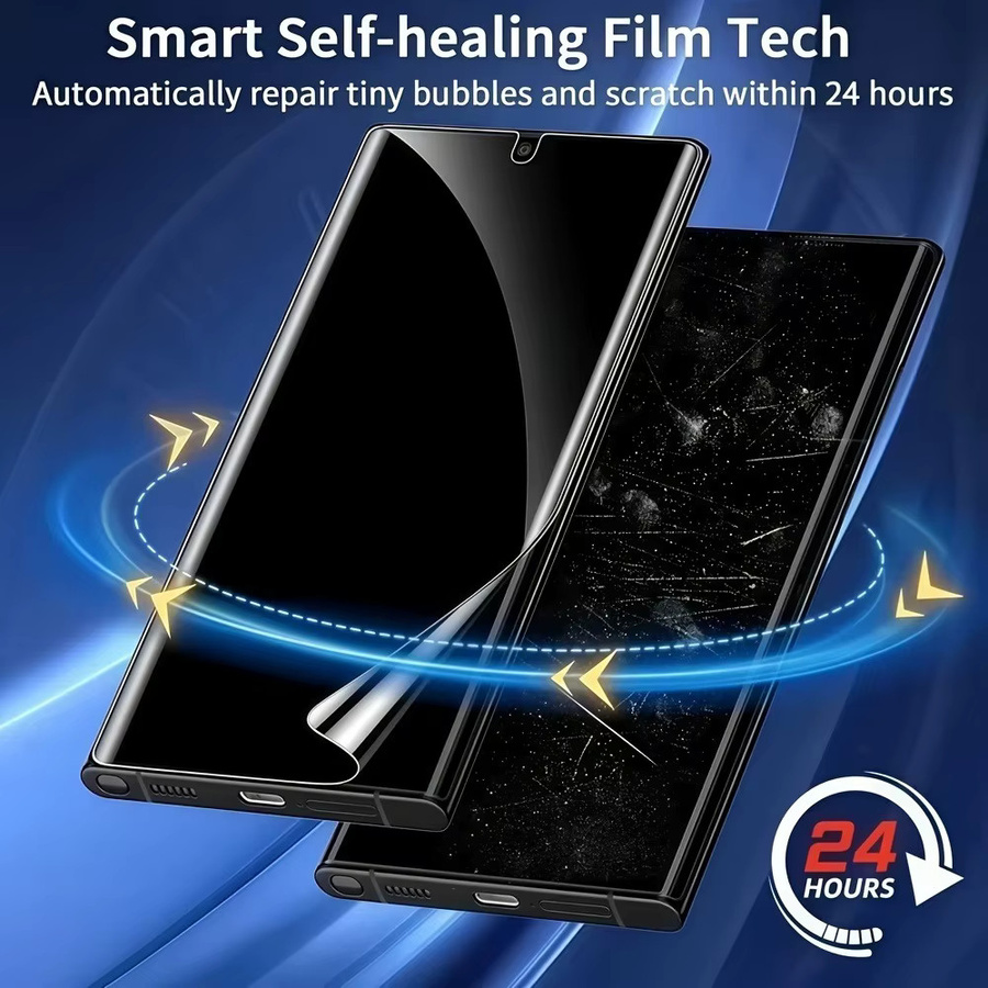 4er-Pack Ultra-Klare Hydrogel-Displayschutzfolien für Samsung Galaxy S26 S25 S24 S23 S22 S21 Ultra Plus Edge, transparent und kratzfest - Bild 3