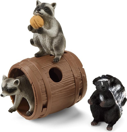 schleich Spielspass um die Nuss Spielfiguren-Set Wildtiere