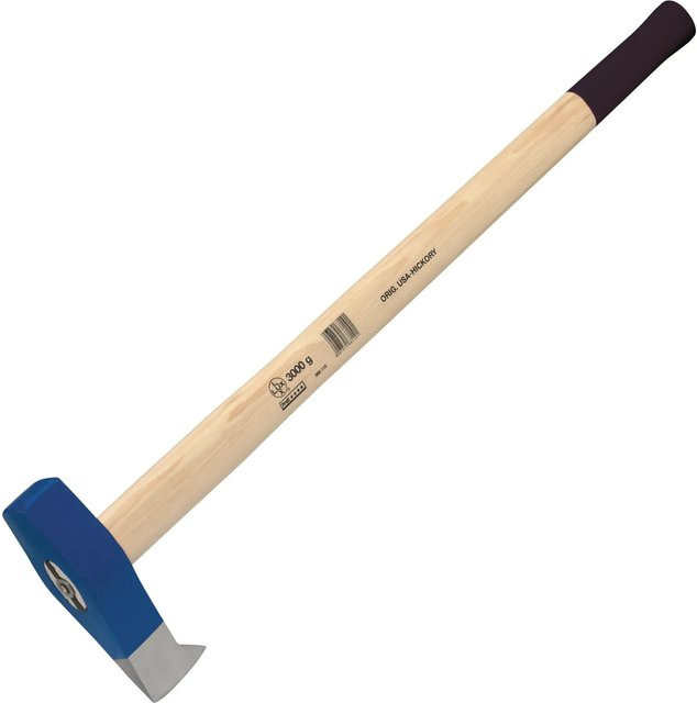LUX-TOOLS Holzspalthammer Comfort mit Holzstiel und Stahlkopf, 90 cm Länge, 3 kg Gewicht - Bild 1