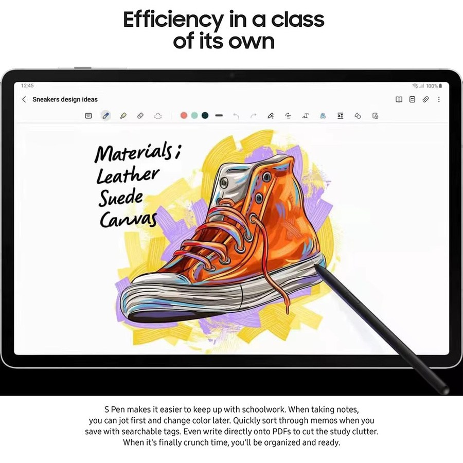 Samsung S Pen Stylus Touchpen in Schwarz für Galaxy Tab S10 S9 S8 S9FE S7 FE S6 Lite S7+ S8+ - Bild 2