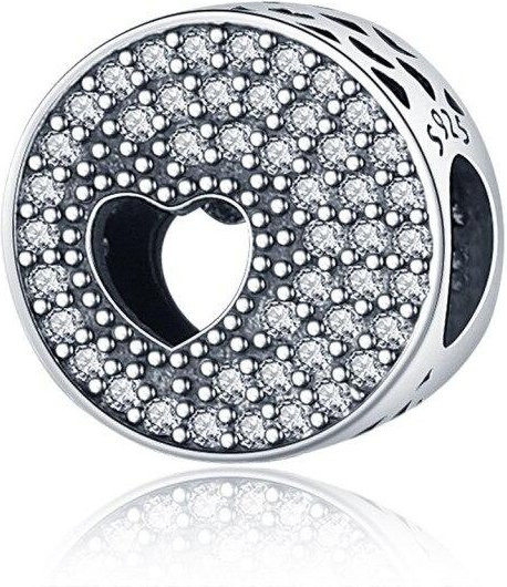 Allbestart Charms Anhänger, 925 Silber, Zirkonia, Damen - Bild 1