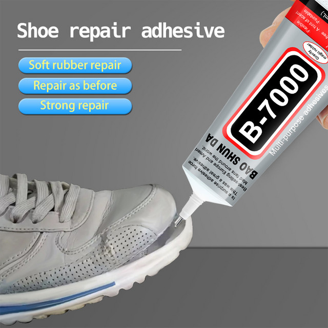 B7000 Universeller Schuhkleber Transparent 110 ml wasserfester Reparaturkleber für Turnschuhe, Stiefel und Leder - Bild 1