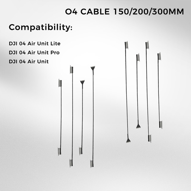 DJI O4 O4 Pro O4 Lite Air Unit FPV-System-Kit mit Koaxialkabeln in Schwarz für DJI Avata Drohnen-Upgrade - Bild 1