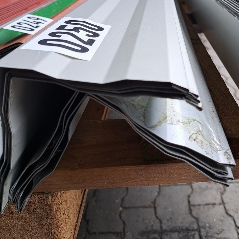 Ortgang Aluminium Friedrich von Lien AG Weißaluminium RAL 9006 Länge: 2,00 m - Bild 1